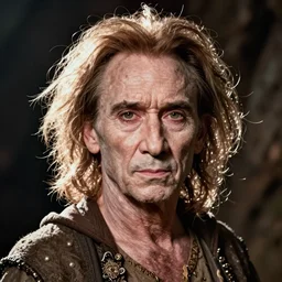 nicholas cage as gollum portrait, cinematic, realistic photography