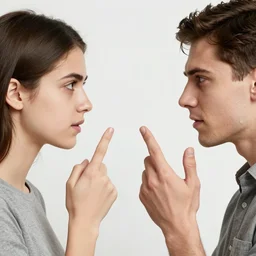 harsh words were exchanged, people were chastised and admonished, realistic faces,