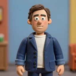 jim carrey as a claymation figure in dumb and dumber
