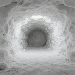 inside of a massive salt mine,