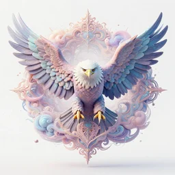 eagle android:: by Martine Johanna and Simon Stålenhag and Chie Yoshii :: dynamic, particulate, pastel colors, intricate, elegant, highly detailed, centered, artstation, smooth, sharp focus, octane render, 3d