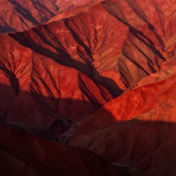 the color red , single pixel