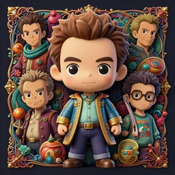 chibi saul goodman :: studio ghibli, beeple and James Gilleard and Justin Gerard :: ornate, dynamic, particulate, rich colors, intricate, elegant, highly detailed, centered, artstation, smooth, sharp focus, octane render, 3d