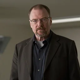 film still of Walter White as Cooper in Interstellar, 4k