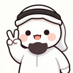 35mm professional photograph of osama bin laden looking super kawaii holding up a peace sign smiling super cute