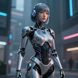 beutiful girl cyborg, trending artstaition, cinematic, unreal engine