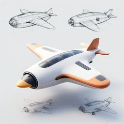 a concept design of a new kind of flying toy