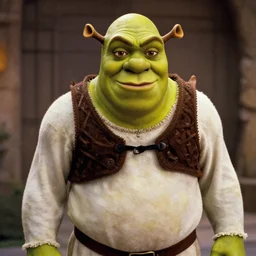 movie still, shrek as michael in the godfather, film grain, realistic photo, technicolor, 1 9 8 0 s, old movie, 1 6 mm