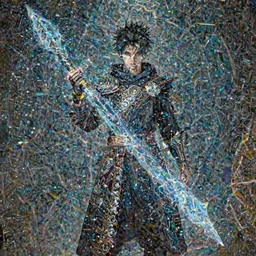 bladee wearing aura inspired by a wizard mage
