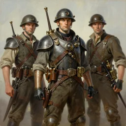 wwii, steampunk, oil painting. by aftermov leonid and tony sandoval and lorenzo lanfranconi and greg rutkowski and peter mohrbacher and alphonse mucha