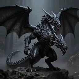black dragon, d & d, fantasy, hr giger,