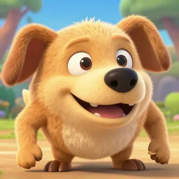 chungus crash bandicoot with dog snout, grinning