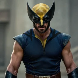 wolverine in the sons of anarchy 4 k detailed super realistic