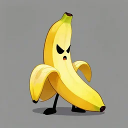 evil banana, trending on artstation