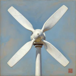 defined straight level accurate square wind turbine propeller winged in Hand Crafted from marble by Michelangelo buonarotti. Painting by greg rutkowski Donato Giancola Jeff Simpson stamp acrylic