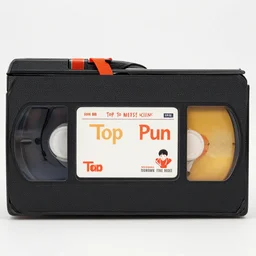 1986 VHS cover for movie Top Pun