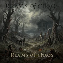 ian miller, realms of chaos, landscape, terrifying, ultra detailed