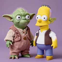 yoda homer simpson, stuido photo