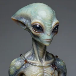 realistic unknown alien lilith portrait in style of alphonso mucha, lalique detailed 8 k