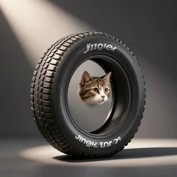 jingle tirex with a cat's head