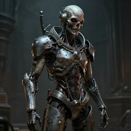 biomechanical dieselpunk avatar of despair 4 k unreal engine artstation cinematic mood lighting by emil melmoth h r giger brian froud gustave dore albrecht durer hieronymus bosch greg rutkowaki