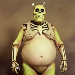 old photo of an overweight skeletor