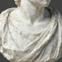 a close up view of a marble surface, a digital rendering by cezanne, polycount, romanesque, uhd image, marble sculpture, photoillustration