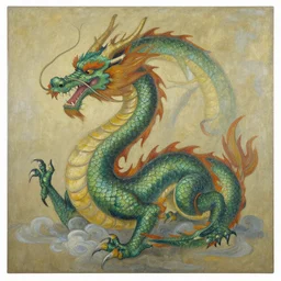a painting of a dragon by larry elmore