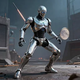 Robocop suplexing Slenderman