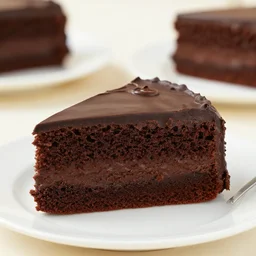 chocolate cake with fingers