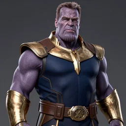 arnold schwarzenegger as thanos, highly detailed, amazing digital art, trending on artstation, sharp