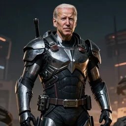 Metal Gear Rising Revengeance with Joe Biden as a villain