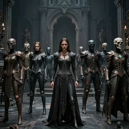 anger, diverse cybersuits, from behind, death rituals, wide angle, dark, elaborate, highly detailed, beautiful lighting