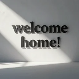 welcome home!