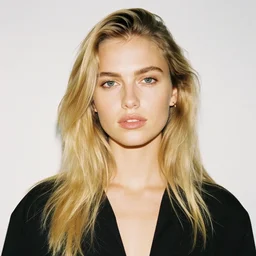 realistic photoshooting for a new ader error lookbook, color film photography, photo of a beautiful blonde woman, photo in style of tyler mitchell, 3 5 mm,