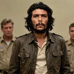 movie still of george clooney as che guevara, biopic, 4 k, high quality
