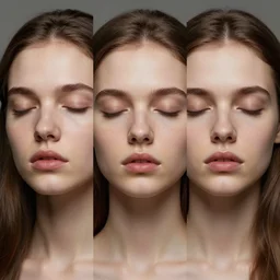 3 d portrait of gina ( ( ( closed eyes ) ) ) by vitaly bulgarov, ultra hyper realistic, cgi, trending on artstation