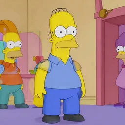 zemmour in the simpsons, cine still, movie still, 8 k