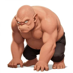 hunched troll, highly detailed, digital art, sharp focus, trending on art station, kentaro miura manga art style