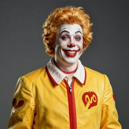 biopunk portrait of ronald mcdonald, au naturel, hyper detailed, digital art, trending in artstation, cinematic lighting, studio quality, smooth render, unreal engine 5 rendered, octane rendered, art style by klimt and nixeu and ian sprigger and wlop and krenz cushart.