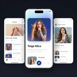 UI design for a social media application in 2023, award winning