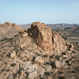aerial photography, sharp boulders, cool desert, ancient civilization
