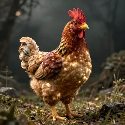 a chicken dressed as Harry Potter