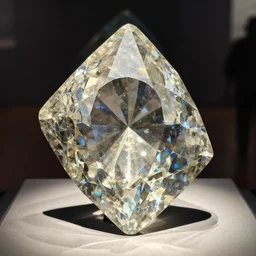 diamond fragment museum display