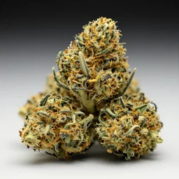yellow cannabis buds!, high resolution photo