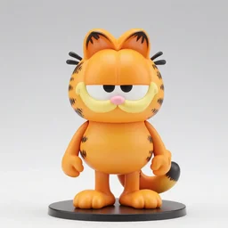 eldritch abomination garfield, imsorryjon, An anime Nendoroid of garfield, figurine, detailed product photo