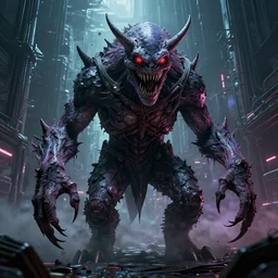 horror cyberpunk dystopia monster