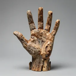 rotted hand made by Zdzislaw Beksinski