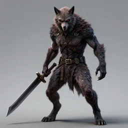 werewolf from van helsing unreal engine hyperreallistic render 8k character concept art masterpiece