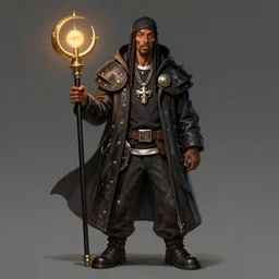 snoop dogg as a mage, dungeons and dragons style, trending on artstation, character concept